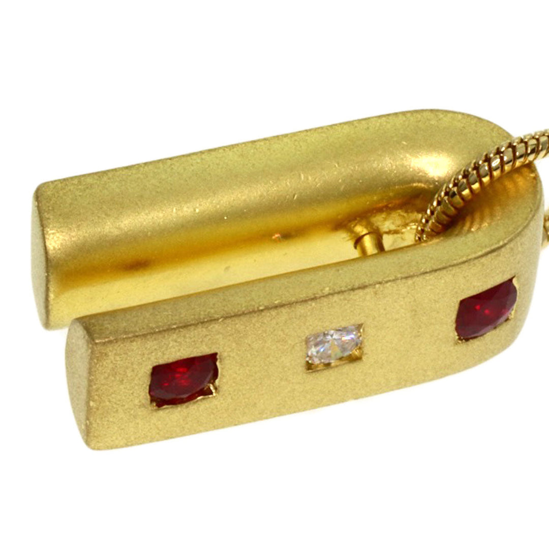 Damiani Necklace 18K Yellow Gold gold Ruby diamond