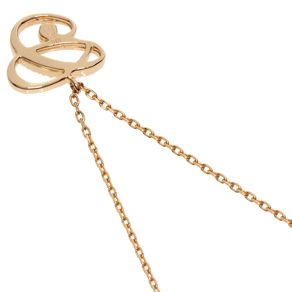 VANDOME Necklace 18K Pink Gold gold diamond Women Used Authentic
