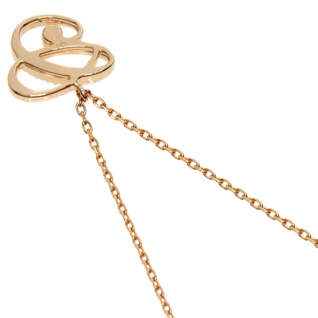 VANDOME Necklace 18K Pink Gold gold diamond Women Used Authentic