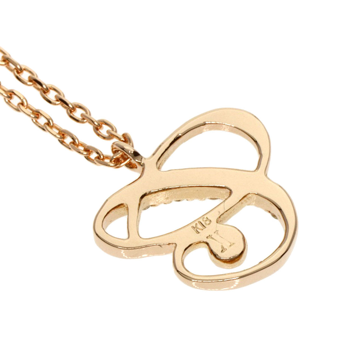 VANDOME Necklace 18K Pink Gold gold diamond Women Used Authentic