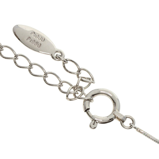 VANDOME Necklace PT950 , PT850 Silver diamond Women Used Authentic