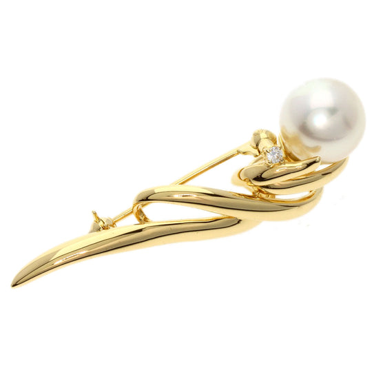 TASAKI Brooch 18K Yellow Gold gold Pearl pearl diamond