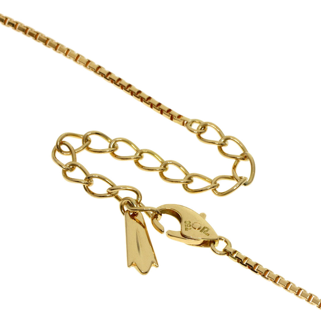 POLA Necklace 18K Yellow Gold gold Grape motif sapphire diamond