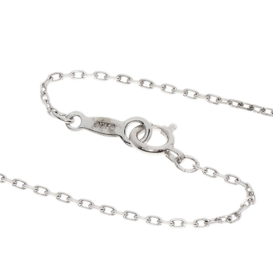 MIKIMOTO Necklace K18WG , K14WG Silver diamond Women Used Authentic