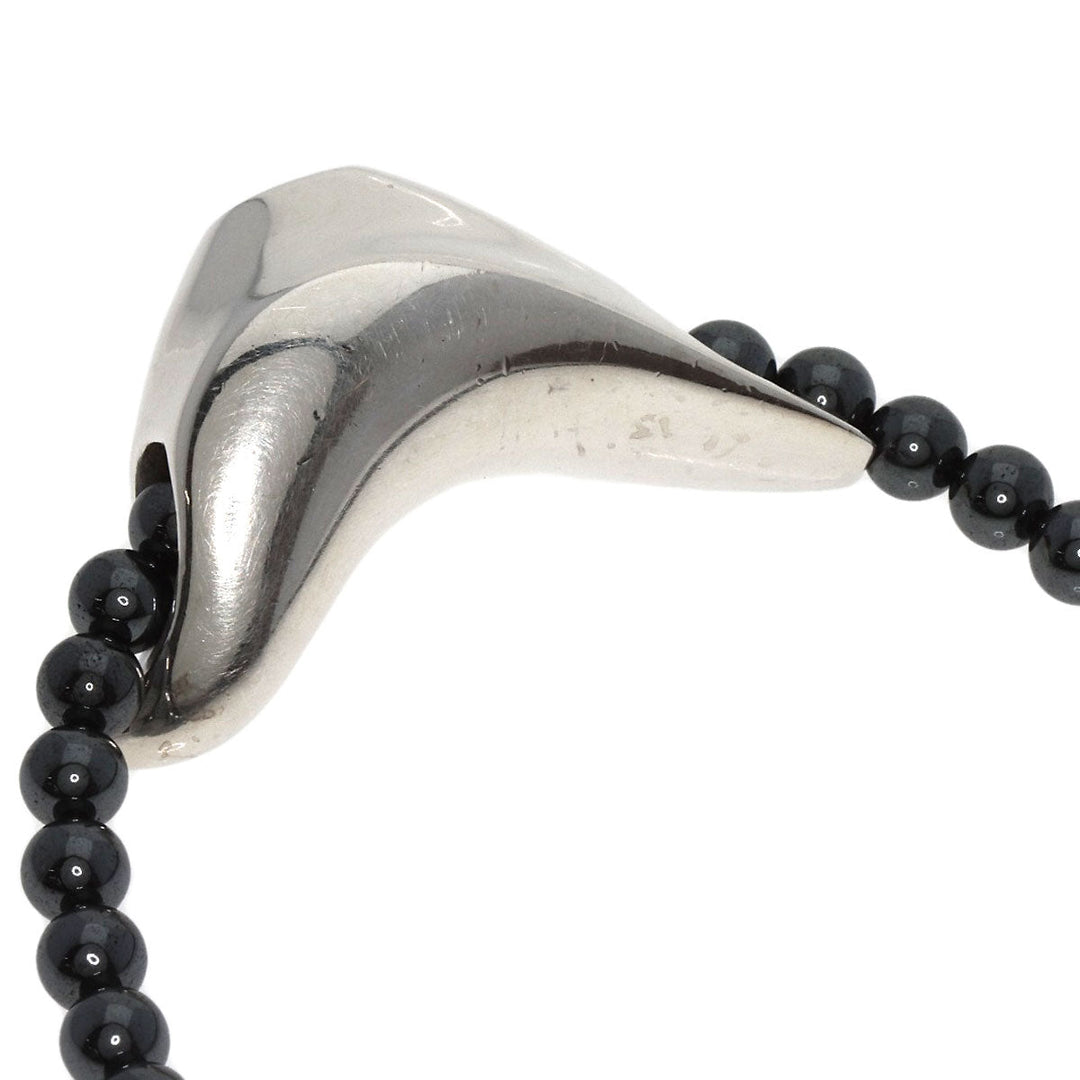 Georg Jensen Necklace SV Silver bird hans hansen hematite unisex(Unisex) Used Authentic