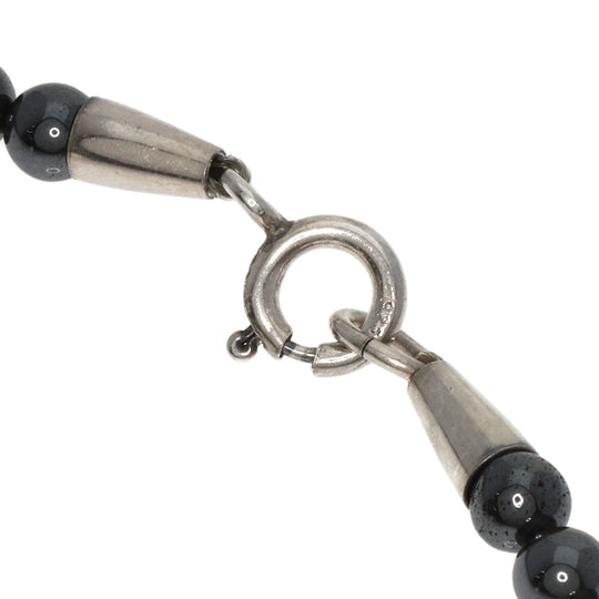 Georg Jensen Necklace SV Silver bird hans hansen hematite unisex(Unisex) Used Authentic