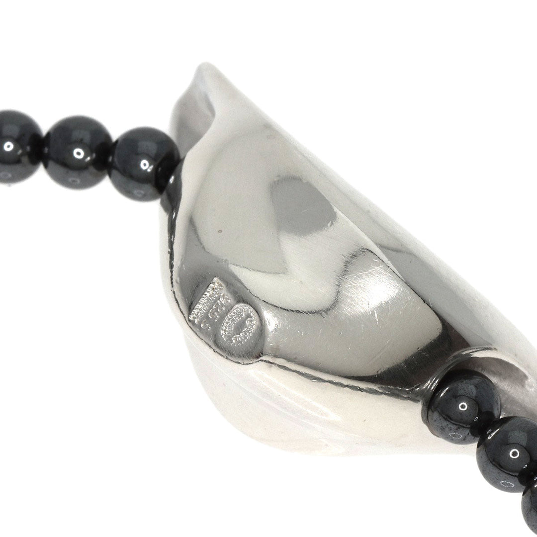 Georg Jensen Necklace SV Silver bird hans hansen hematite unisex(Unisex) Used Authentic