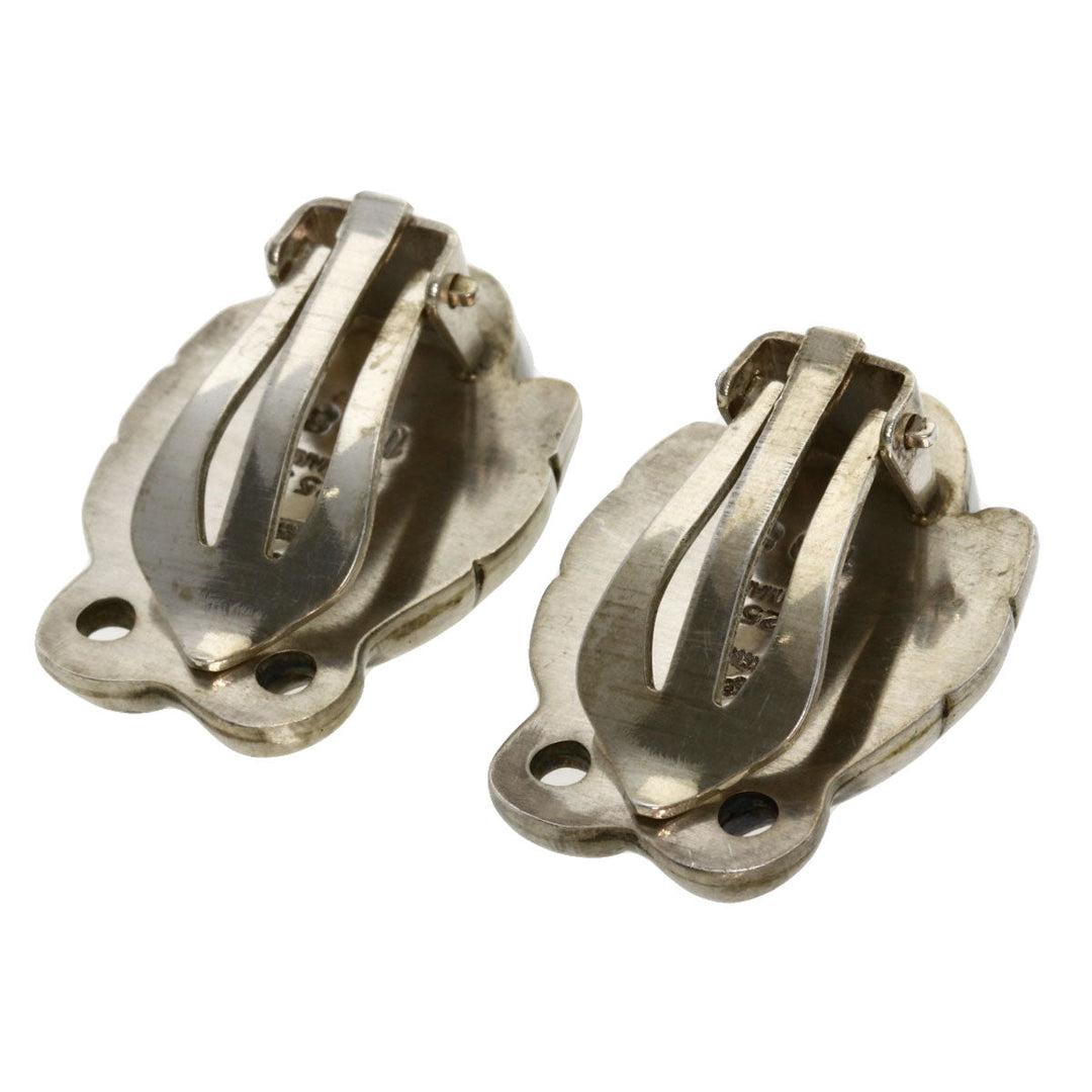 Georg Jensen Earring SV Silver Moonstone 108 Women Used Authentic