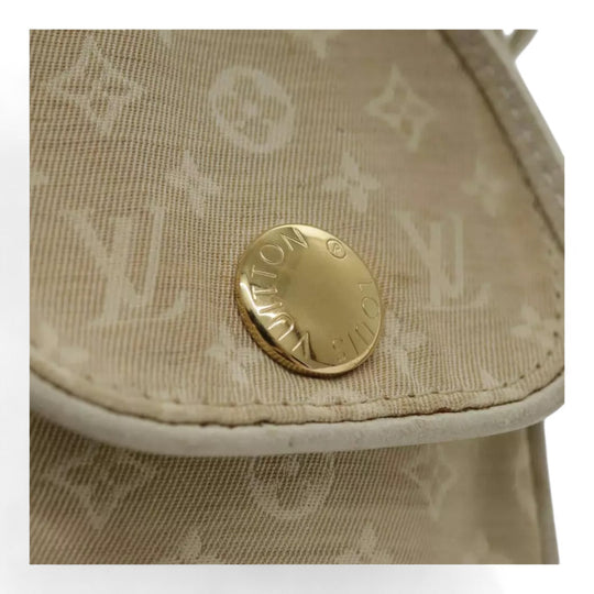 Louis Vuitton Monogram Mini Pochette Cancoon Shoulder Bag Dunne Beige Women Crossbody Purse