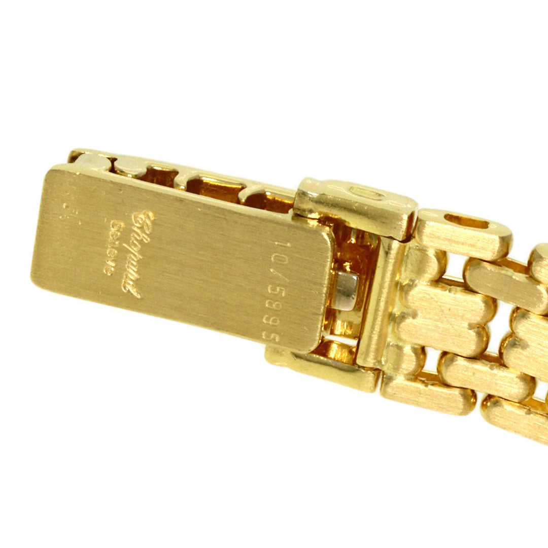 Chopard Watches Quartz 10/5895 K18YG, K18YG, Diamond gold Classic diamond white dial Women Used Authentic