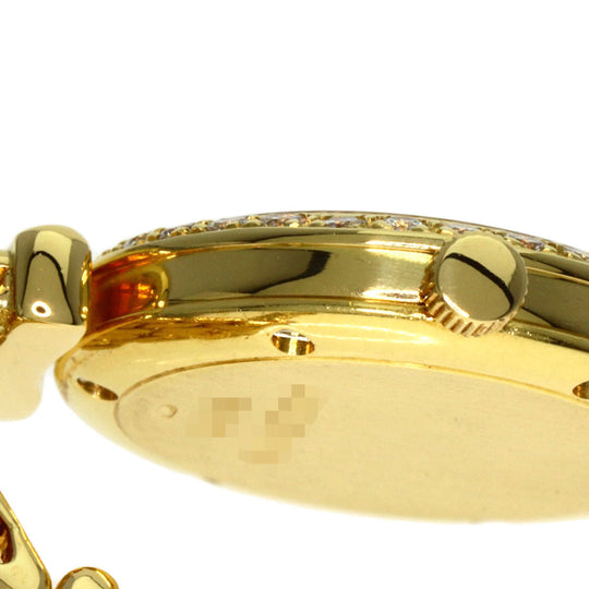 Chopard Watches Quartz 10/5895 K18YG, K18YG, Diamond gold Classic diamond white dial Women Used Authentic