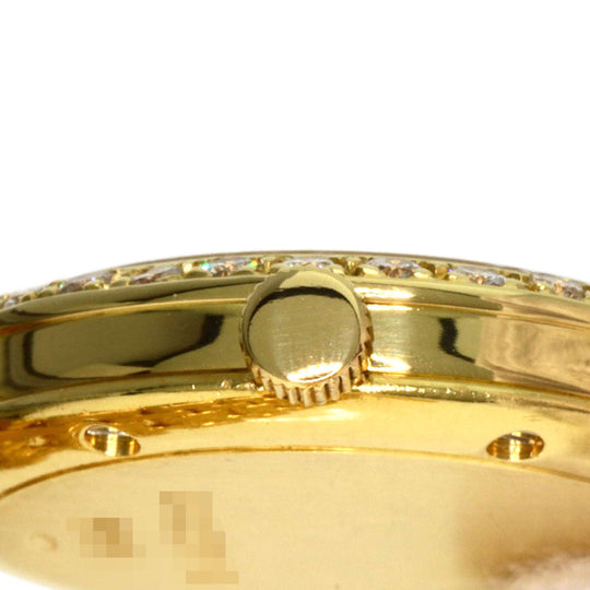 Chopard Watches Quartz 10/5895 K18YG, K18YG, Diamond gold Classic diamond white dial Women Used Authentic