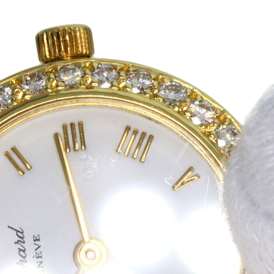 Chopard Watches Quartz 10/5895 K18YG, K18YG, Diamond gold Classic diamond white dial Women Used Authentic