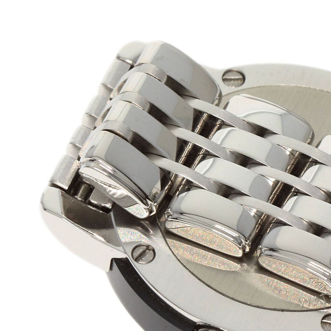 CENTURY Watches Quartz Stainless Steel , Stainless Steel Silver Time gem black dial Women Used Authentic