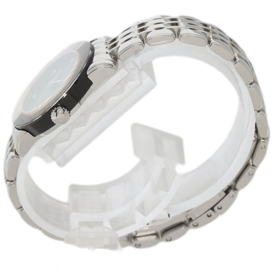 CENTURY Watches Quartz Stainless Steel , Stainless Steel Silver Time gem black dial Women Used Authentic