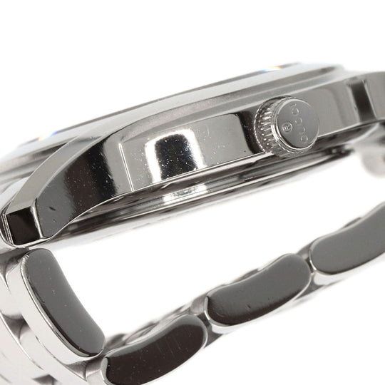 GUCCI Watches Quartz 5500L Stainless Steel , Stainless Steel Silver Round face Silver dial Women Used Authentic