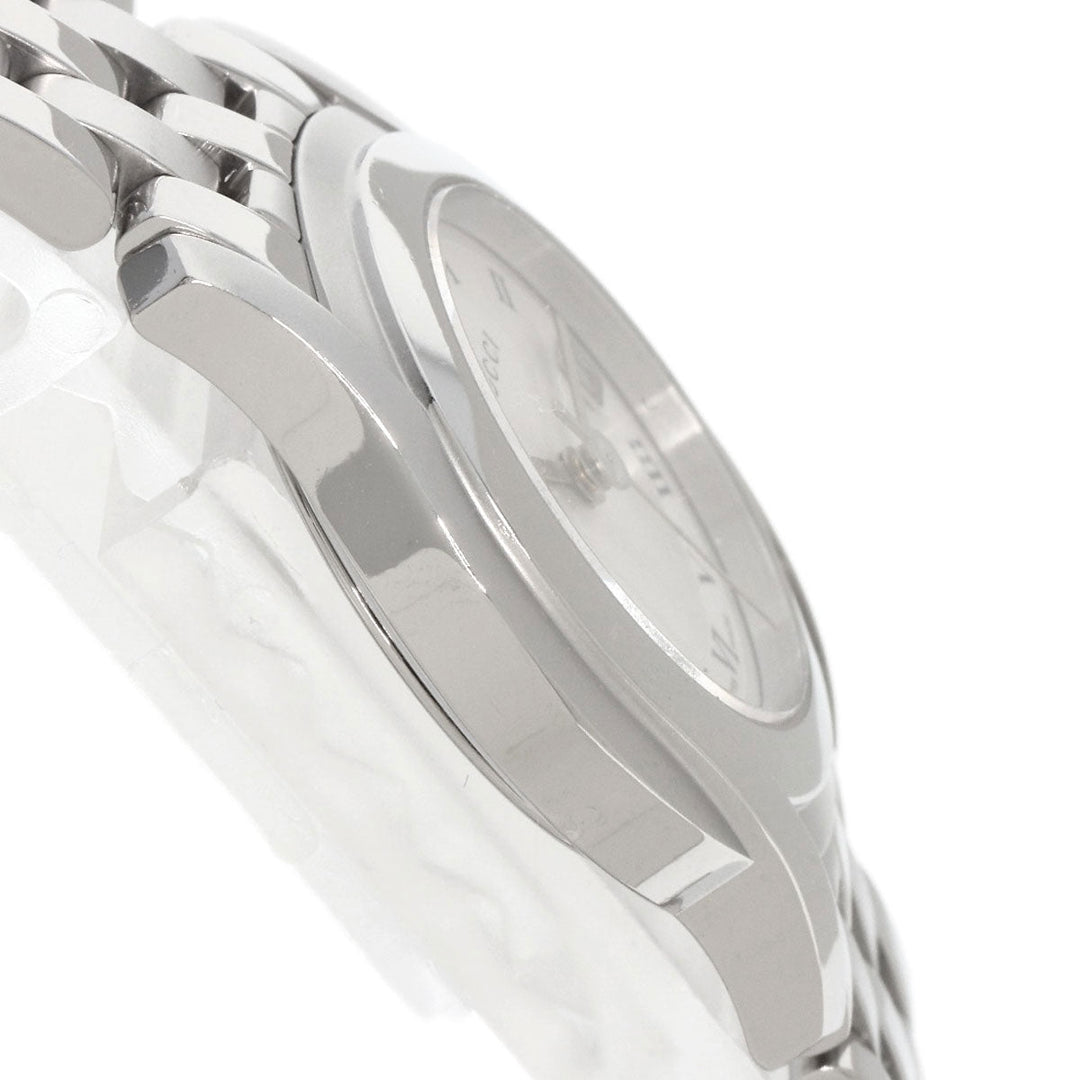 GUCCI Watches Quartz 5500L Stainless Steel , Stainless Steel Silver Round face Silver dial Women Used Authentic