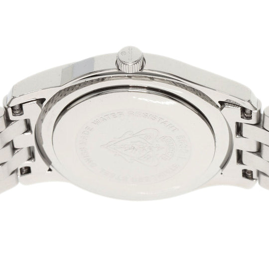 GUCCI Watches Quartz 5500L Stainless Steel , Stainless Steel Silver Round face Silver dial Women Used Authentic