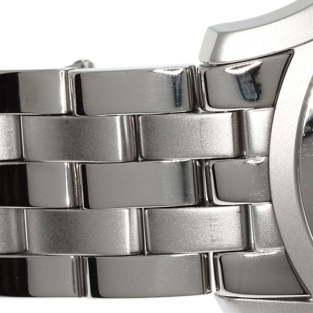 GUCCI Watches Quartz 5500M Stainless Steel Silver Round face black dial
