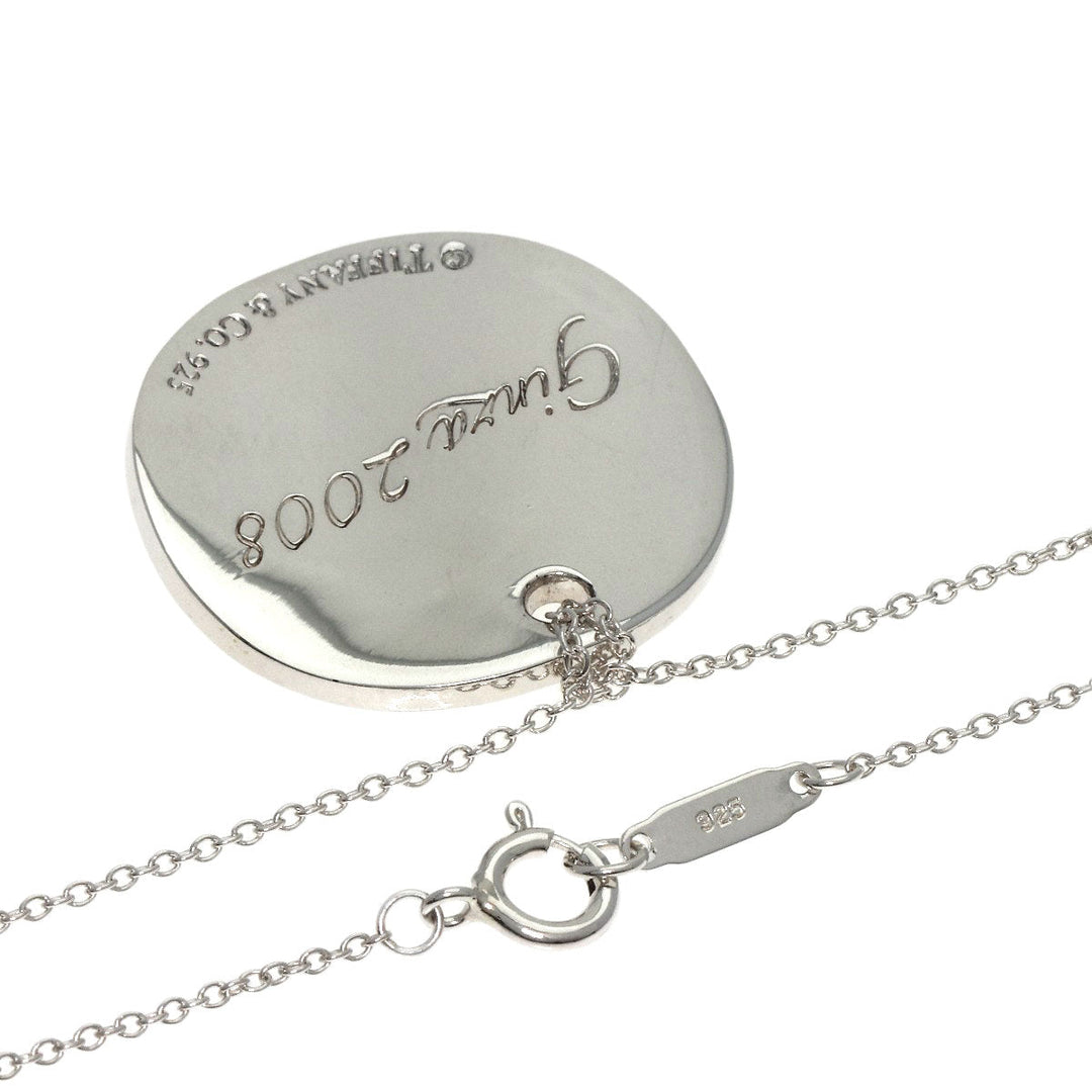 TIFFANY&Co. Necklace SV Silver Notes Round Ginza 2008 Women Used Authentic