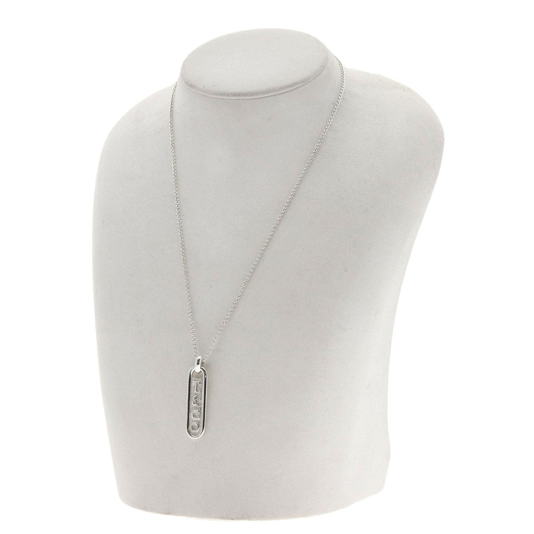 TIFFANY&Co. Necklace SV Silver With logo T&CO Women Used Authentic