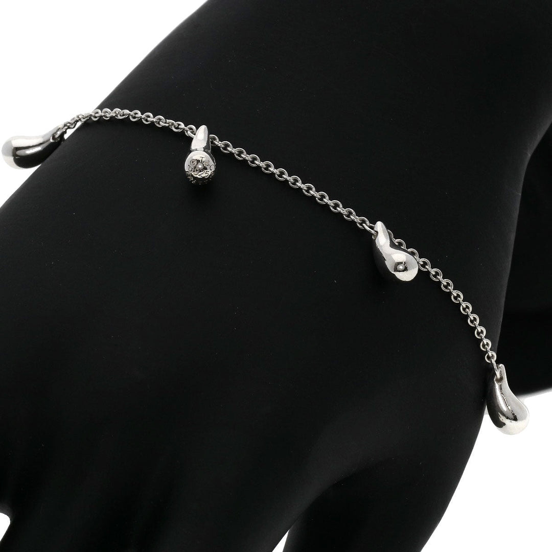TIFFANY&Co. bracelet SV Silver 5P teardrop Women Used Authentic
