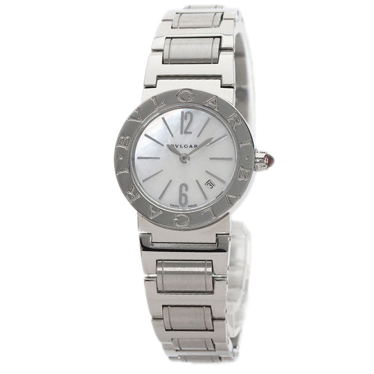 BVLGARI Watches Quartz BBL26S Stainless Steel , Stainless Steel Silver Bulgari Bulgari White shell dial Women Used Authentic
