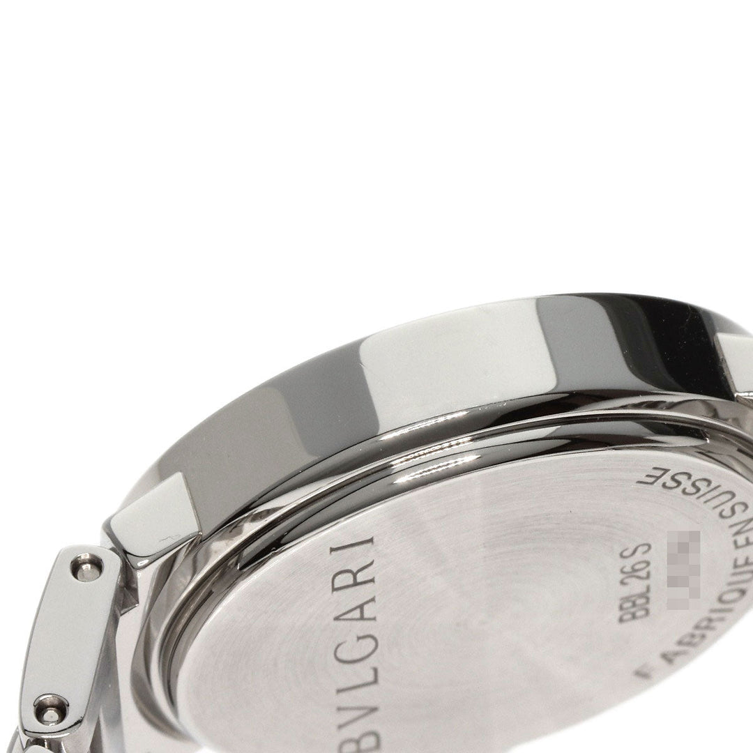 BVLGARI Watches Quartz BBL26S Stainless Steel , Stainless Steel Silver Bulgari Bulgari White shell dial Women Used Authentic