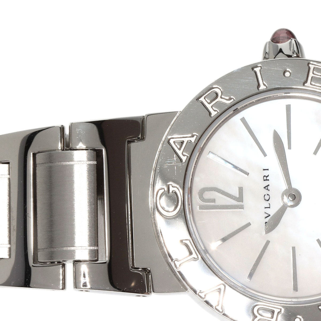 BVLGARI Watches Quartz BBL26S Stainless Steel , Stainless Steel Silver Bulgari Bulgari White shell dial Women Used Authentic