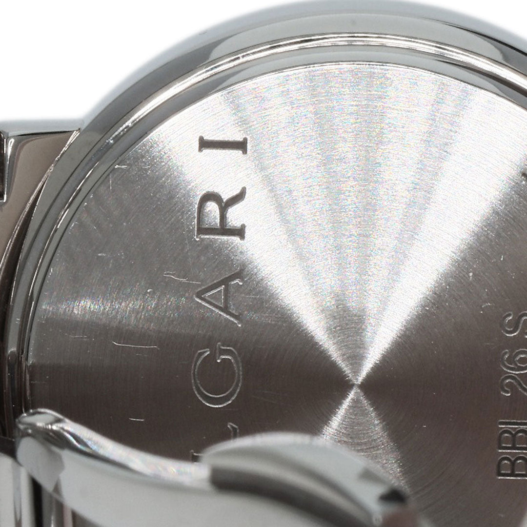 BVLGARI Watches Quartz BBL26S Stainless Steel , Stainless Steel Silver Bulgari Bulgari White shell dial Women Used Authentic