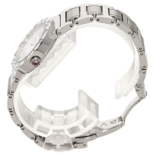 BVLGARI Watches Quartz BBL26S Stainless Steel , Stainless Steel Silver Bulgari Bulgari White shell dial Women Used Authentic