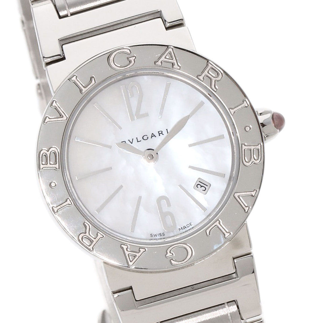BVLGARI Watches Quartz BBL26S Stainless Steel , Stainless Steel Silver Bulgari Bulgari White shell dial Women Used Authentic