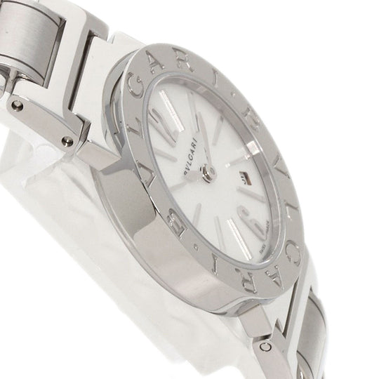 BVLGARI Watches Quartz BBL26S Stainless Steel , Stainless Steel Silver Bulgari Bulgari White shell dial Women Used Authentic