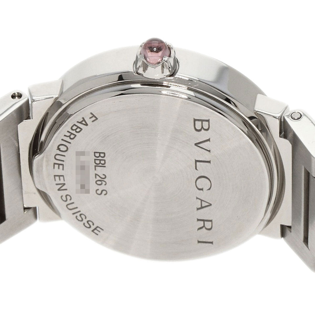 BVLGARI Watches Quartz BBL26S Stainless Steel , Stainless Steel Silver Bulgari Bulgari White shell dial Women Used Authentic