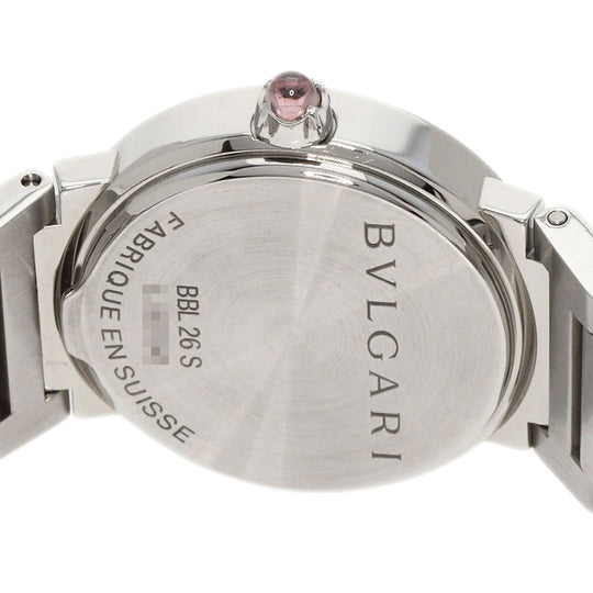 BVLGARI Watches Quartz BBL26S Stainless Steel , Stainless Steel Silver Bulgari Bulgari White shell dial Women Used Authentic