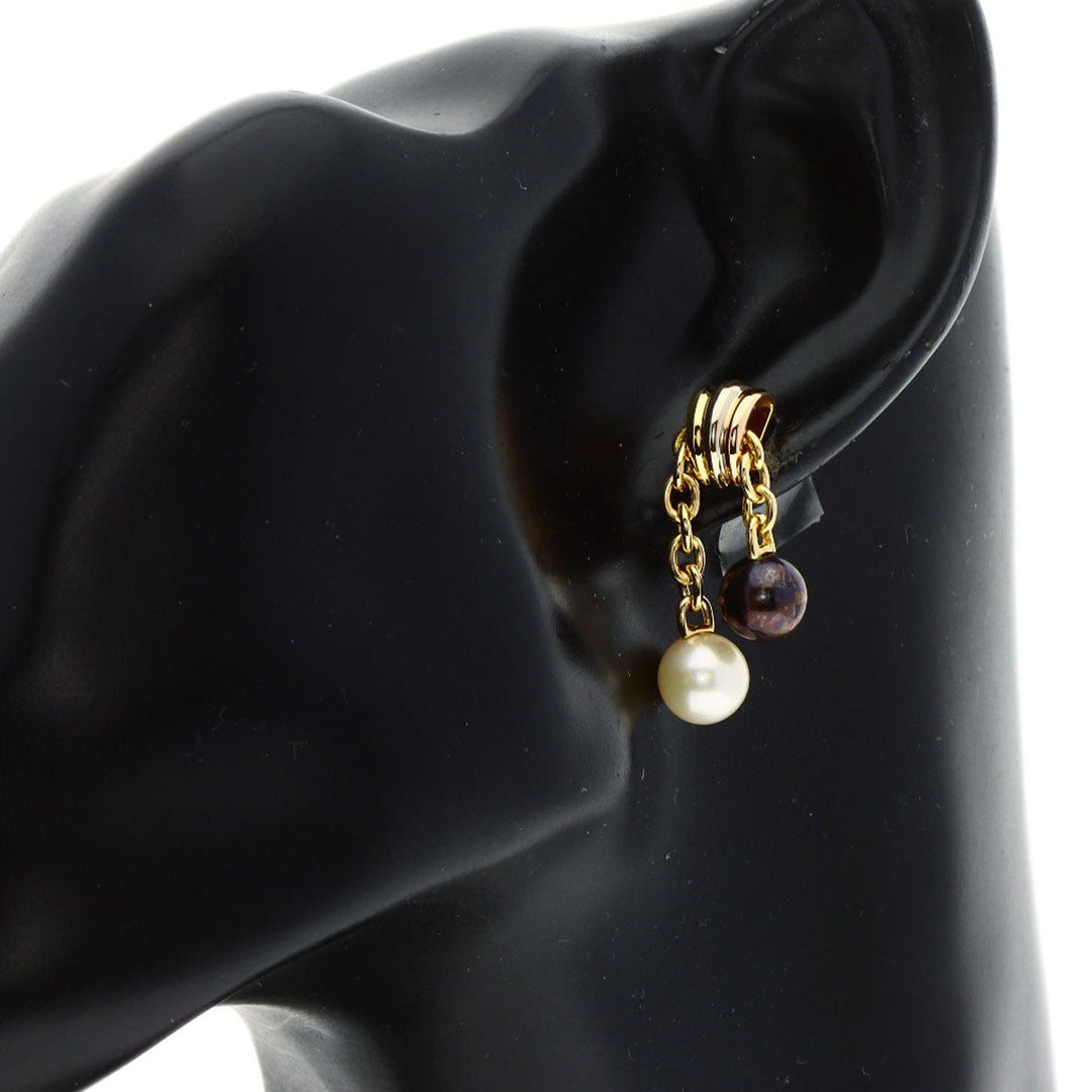 CARTIER Pierce K18PG , K18WG , K18YG gold Trinity Pearl Women Used Authentic