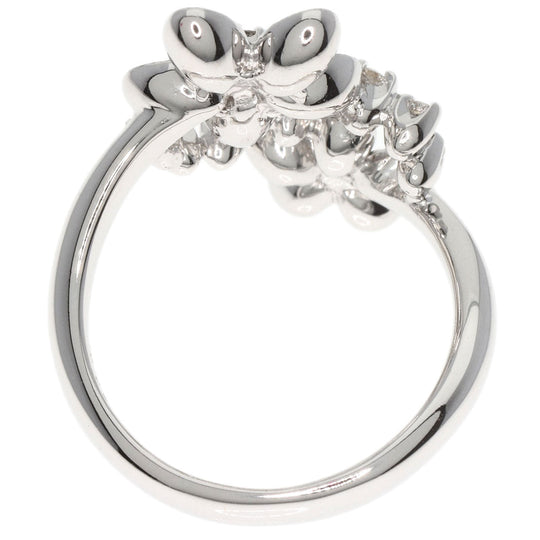 Ponte Vecchio Ring K18WG Silver Black diamond diamond