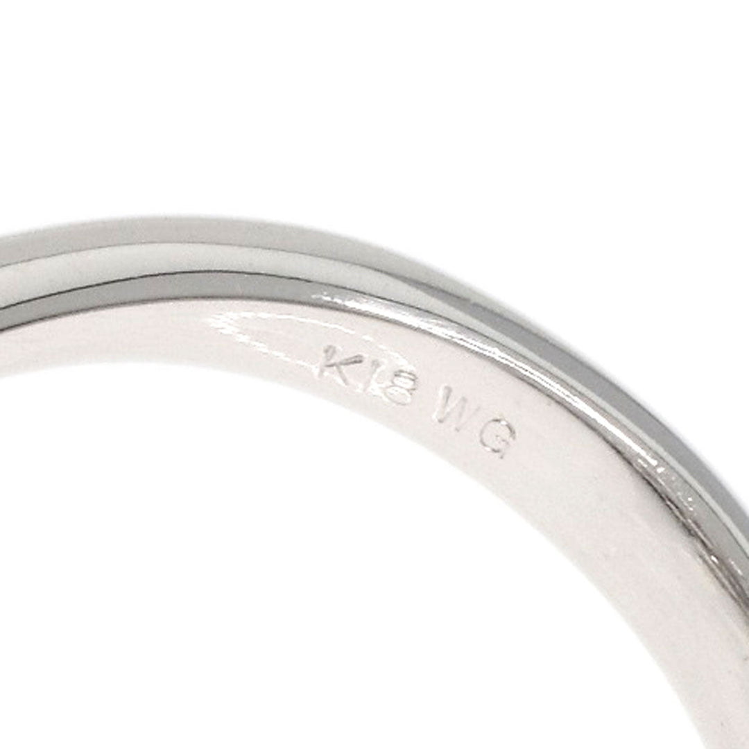 Ponte Vecchio Ring K18WG Silver Black diamond diamond