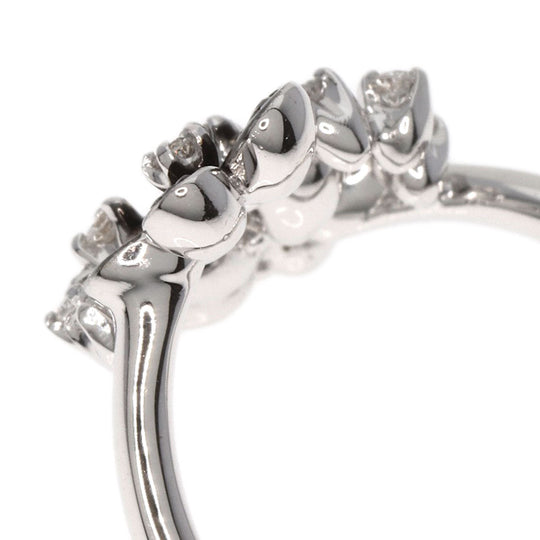 Ponte Vecchio Ring K18WG Silver Black diamond diamond