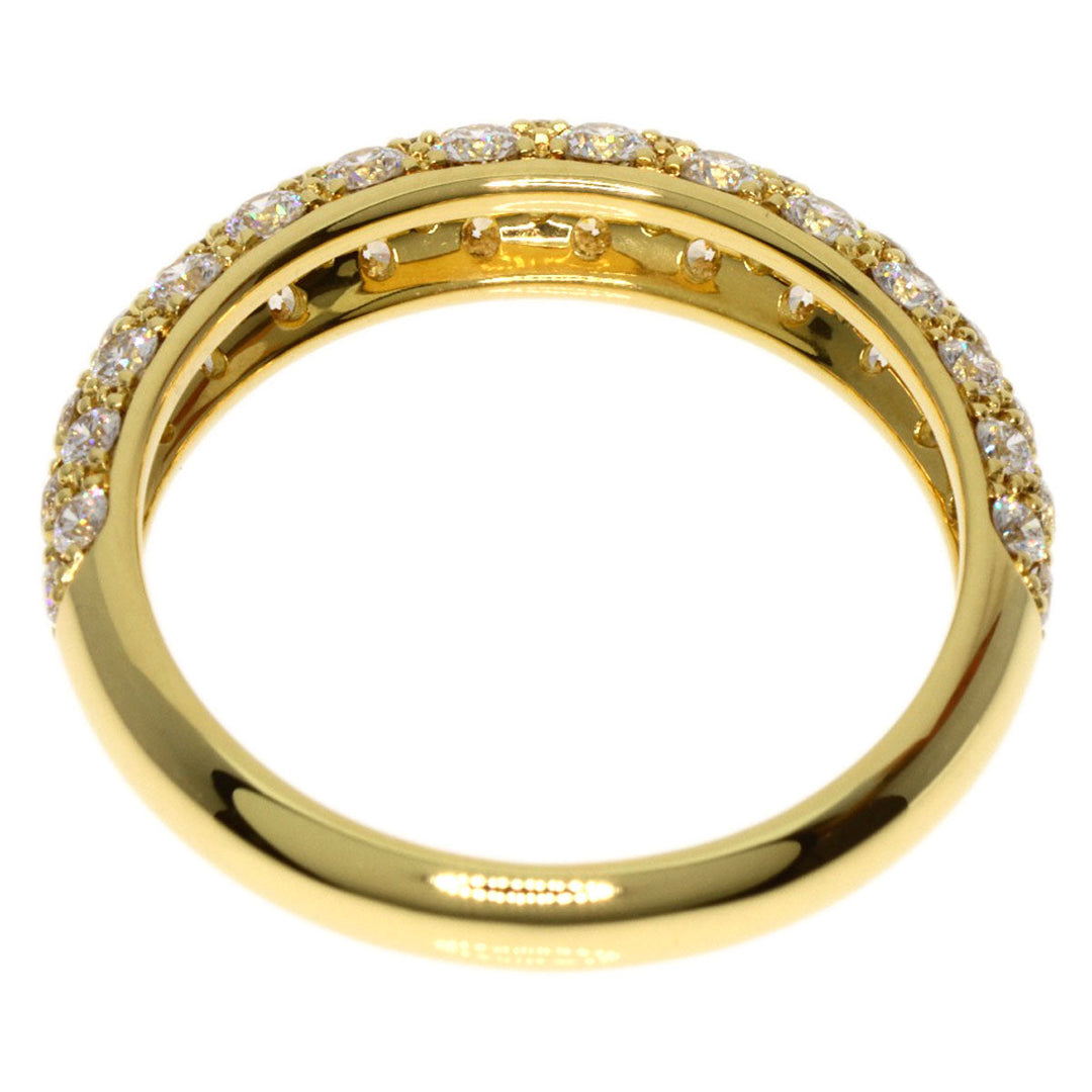 Gimel Ring 18K Yellow Gold gold Pave diamond
