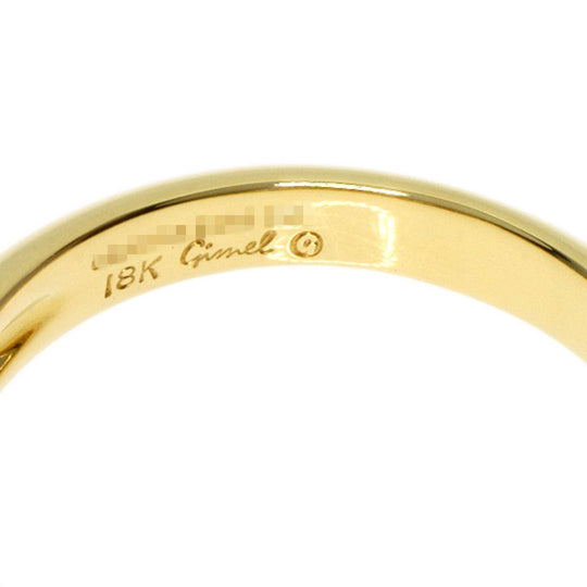 Gimel Ring 18K Yellow Gold gold Pave diamond