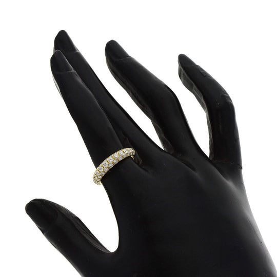 Gimel Ring 18K Yellow Gold gold Pave diamond