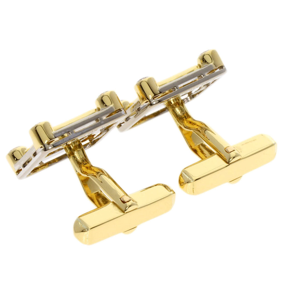 MIKIMOTO cuffs K18YG , K14WG gold diamond mens Used Authentic