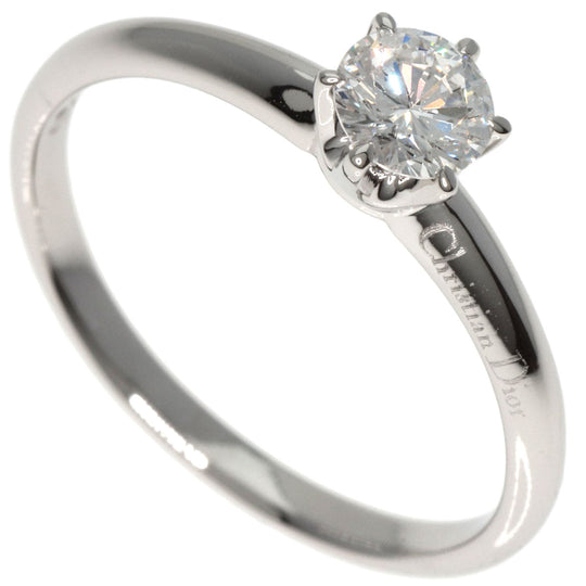 Christian Dior Ring PT950 Silver diamond