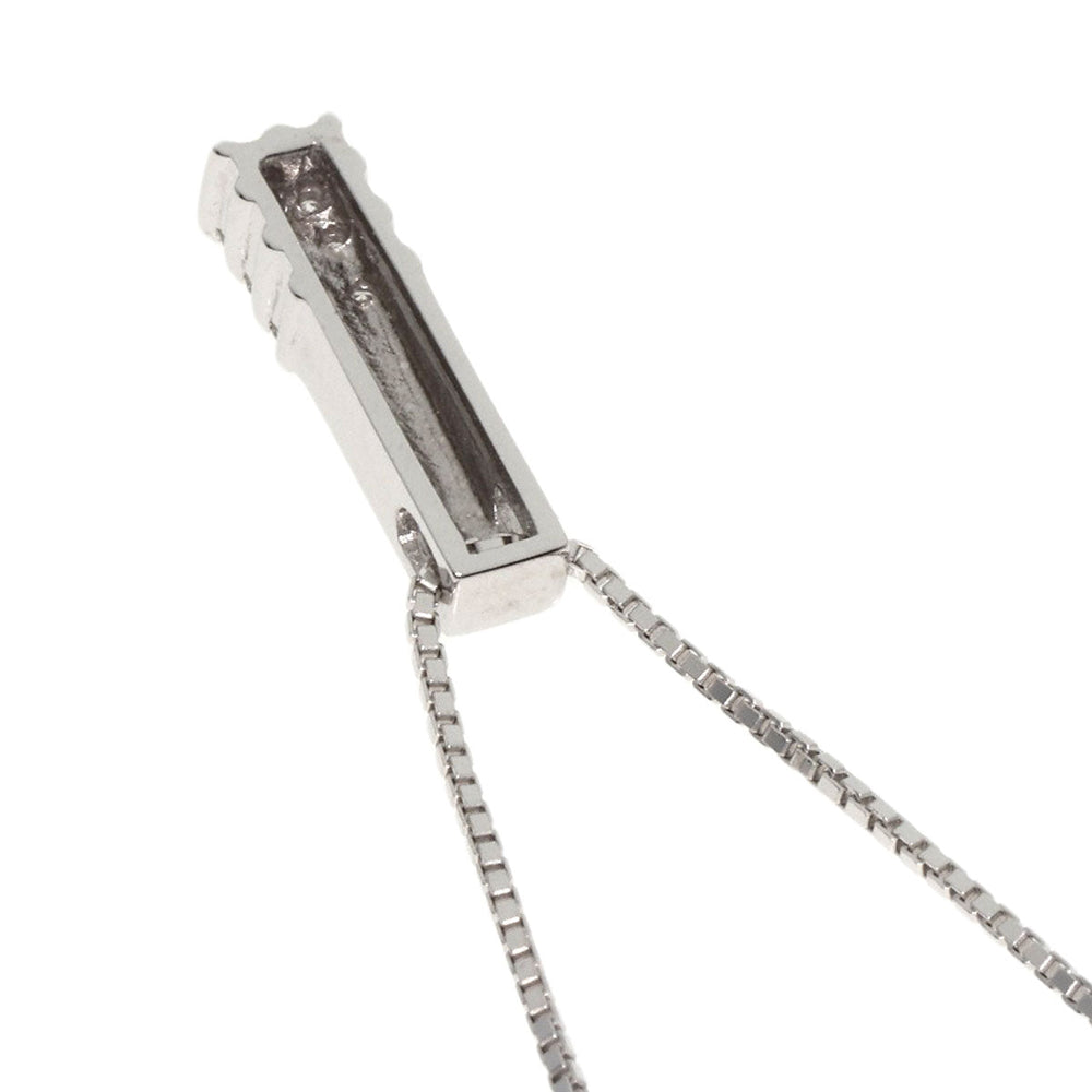 VANDOME Necklace K18WG Silver diamond Women Used Authentic