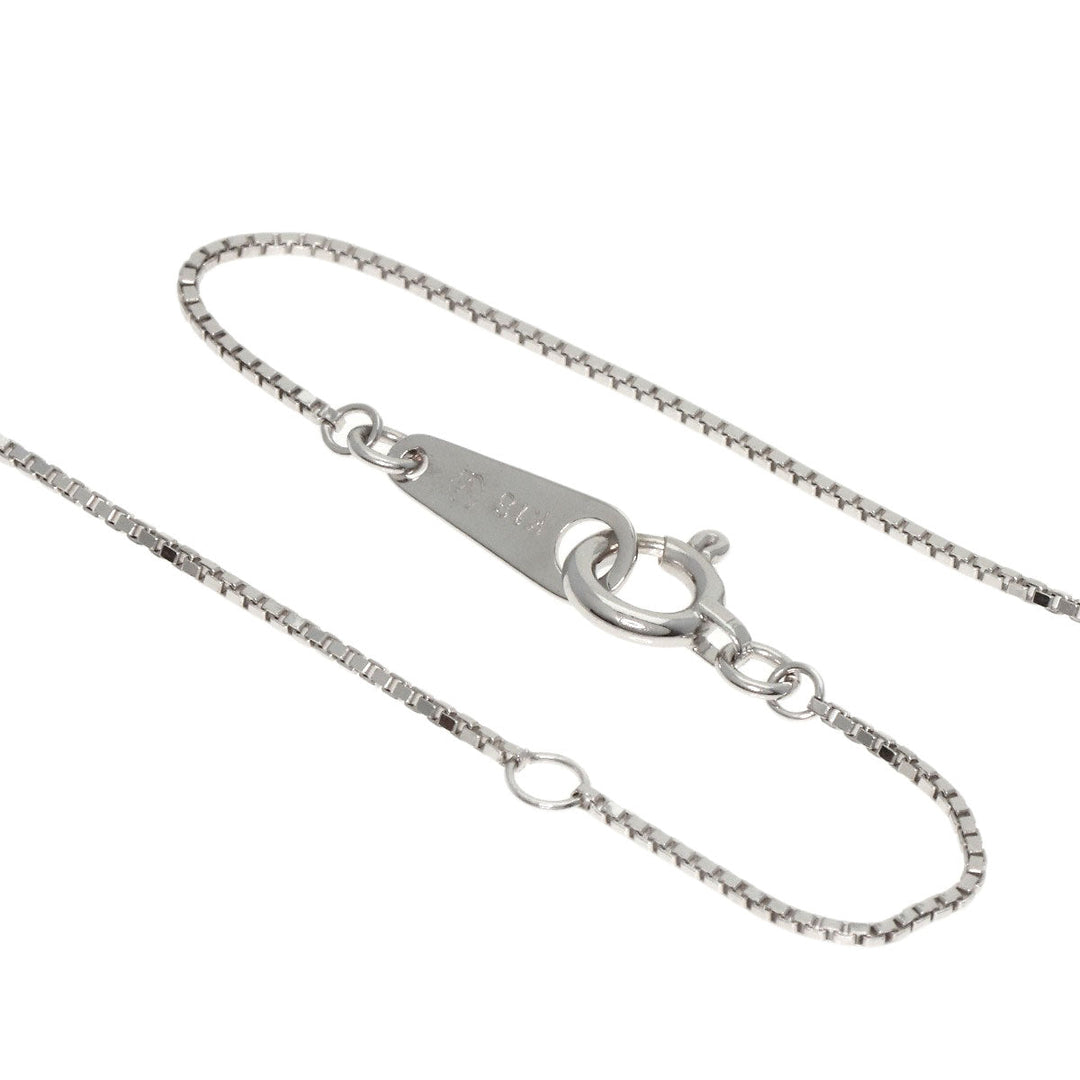 VANDOME Necklace K18WG Silver diamond Women Used Authentic