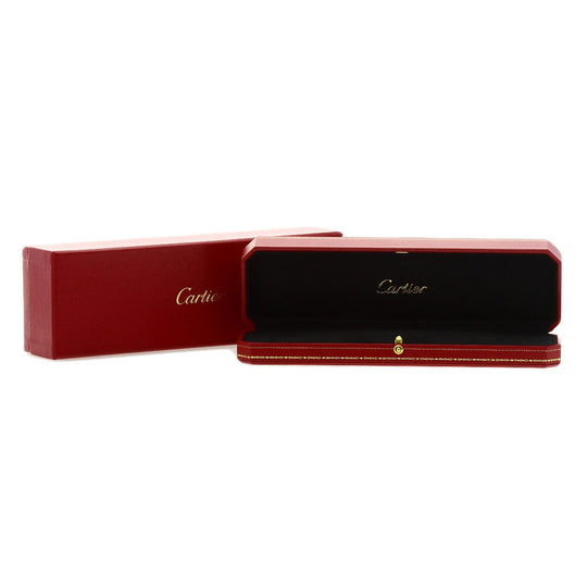 CARTIER bracelet K18YG , K18WG , K18PG gold Trinity Triple Circle 4 consecutive Chain Women Used Authentic
