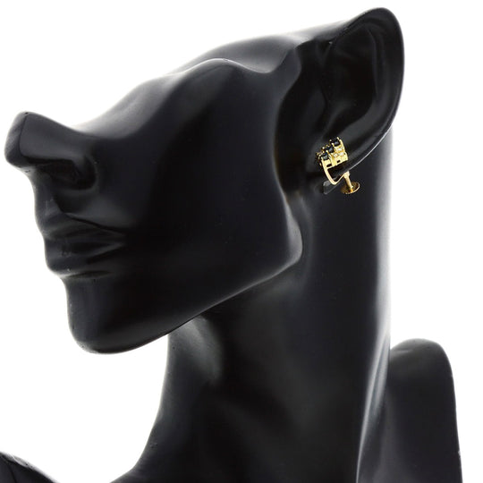 MIKIMOTO Earring 18K Yellow Gold gold Sapphire diamond