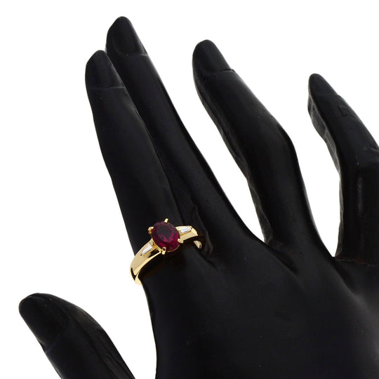TASAKI Ring 18K Yellow Gold gold Garnet diamond