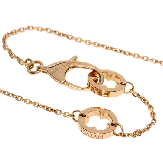 BVLGARI Necklace 18K Pink Gold gold Fiorever Diamond Women Used Authentic